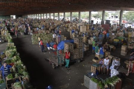 No Ceagesp, verduras, legumes e frutas começam a sofrer os impactos da paralisação