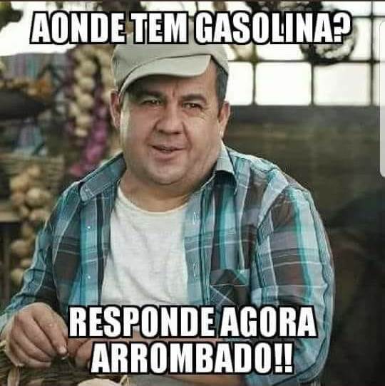 Meme que minha família mandou pelo zap zap durante a greve dos caminhoneiros