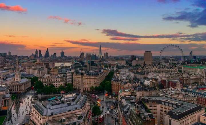 Vista panorâmica de Londres