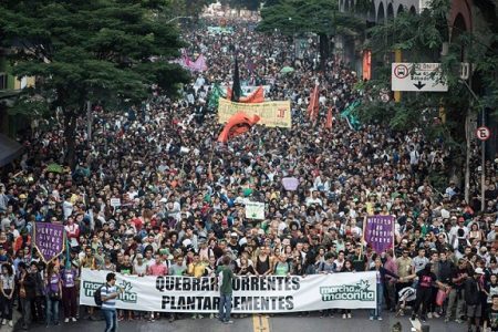 Em 2017, Marcha da Maconha reuniu o maior número de manifestantes com a participação de, aproximadamente, 100 mil pessoas