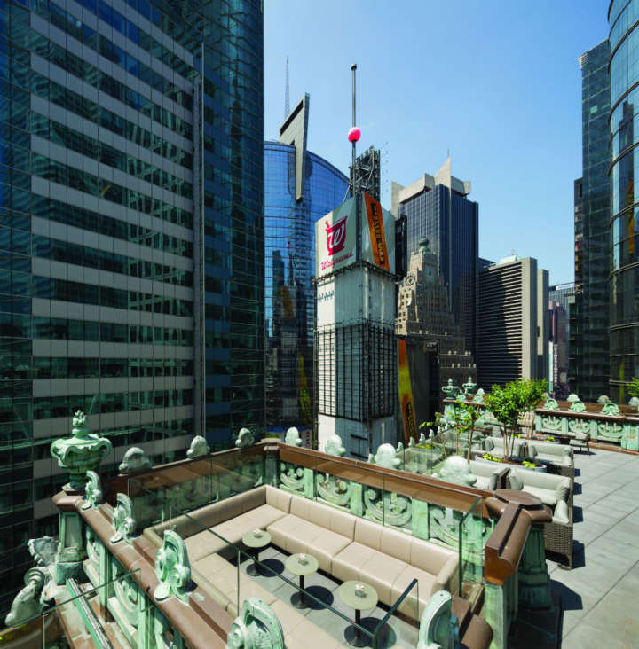 O St. Cloud tem uma das melhores vistas para a Times Square