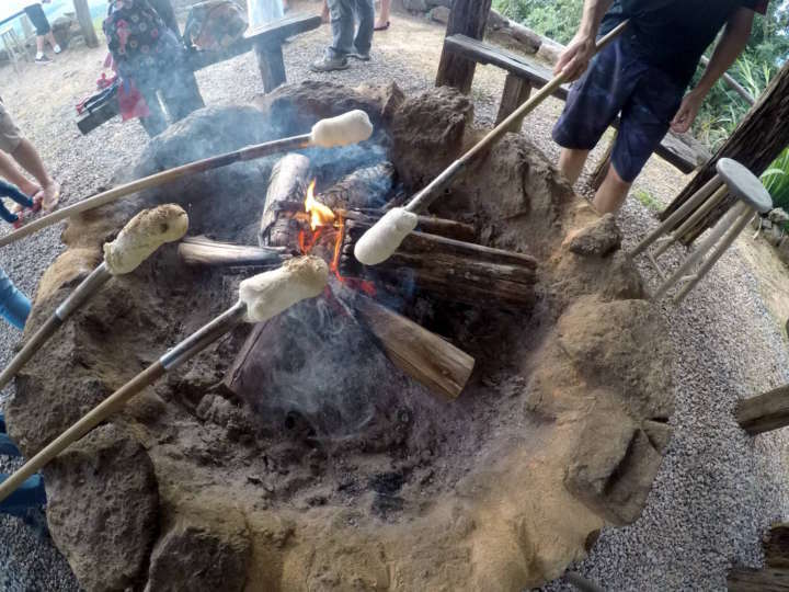 Pan de Palo feito pelos próprios visitantes da Pedra Bela Vista