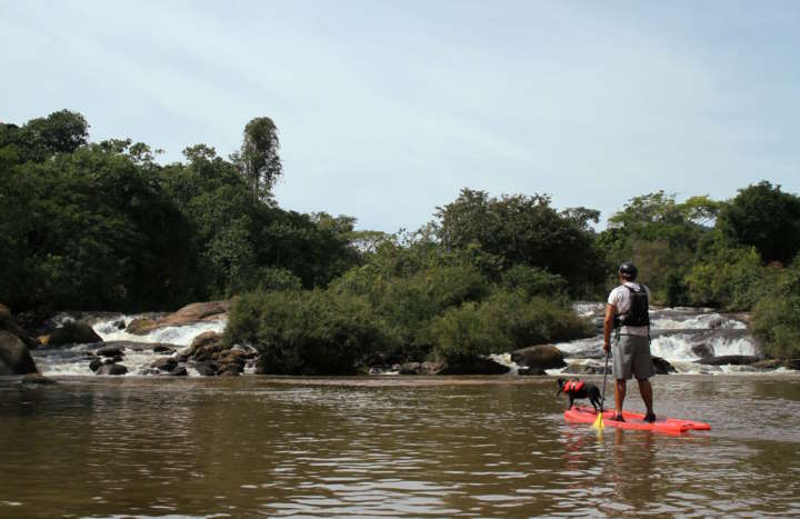 Stand Up Paddle, no Parque Monjolinho