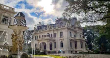 Atualmente, o Palácio dos Cedros é um local para eventos