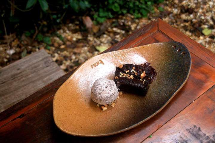 Brownie de chocolate com cupuaçu