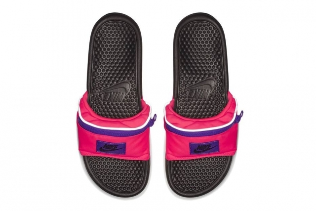 chinelo pochete nike