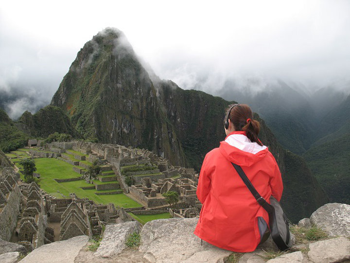 Vista do sítio arqueológico de Machu Picchu