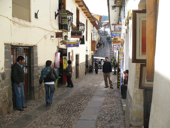 O comércio de Cusco