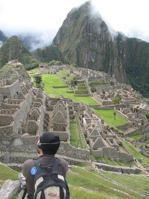 Vista do sítio arqueológico de Machu Picchu