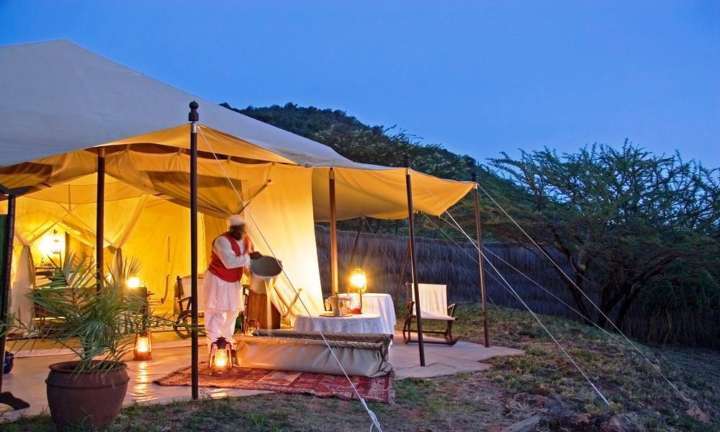 Glamping no Quênia; países dos continente africano se destacam por este tipo de acomodação