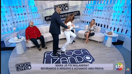 Mara Maravilha partiu para cima de Lívia Andrade no “Fofocalizando”