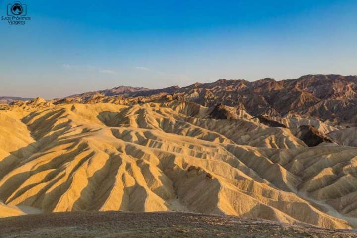 O Death Valley, que fica próximo à divisa entre os estados da Califórnia e Nevada