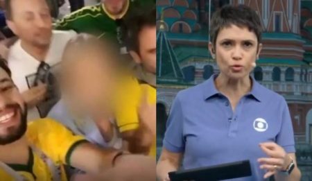 Sandra Annenberg critica brasileiros que aparecem em vídeo machista na Rússia