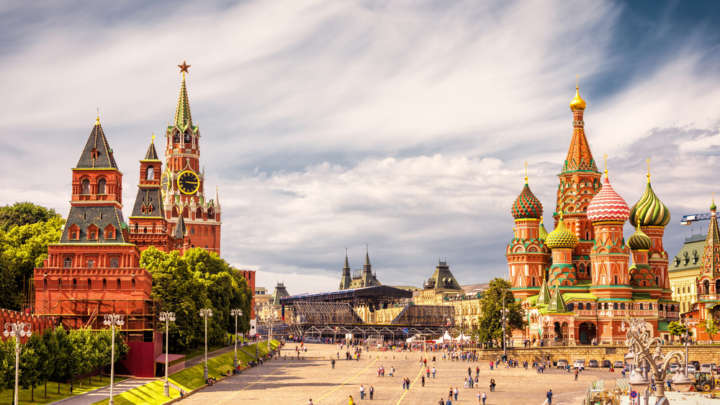 Praça Vermelha, em Moscou