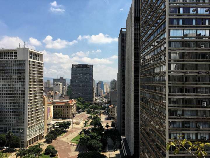 Vista de um dos três mirantes do Edifício Matarazzo