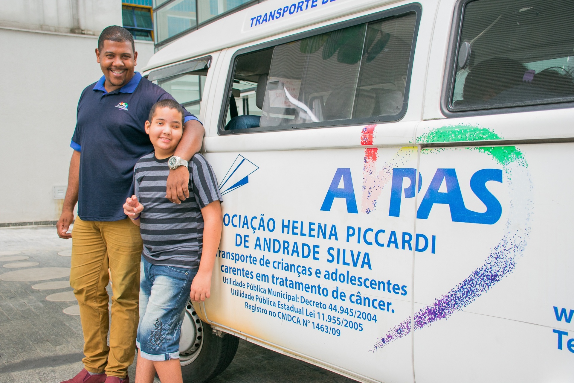 A AHPAS oferece transporte a crianças em tratamento