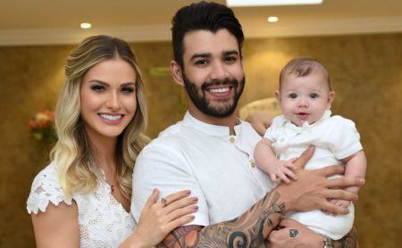 Andressa Suita aponta semelhança com o filho Gabriel, do casamento com Gusttavo Lima