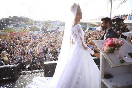Ã©rica e jorge se casaram na Parada de Franco da Rocha