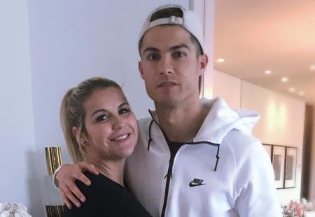 Cristiano Ronaldo e sua irmã, Katia Aveiro