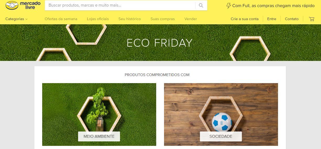 Ecofriday vende produtos sustentáveis com desconto
