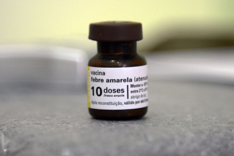 O Ministério da Saúde recomendação vacina contra febre amarela no Sul e no Sudeste