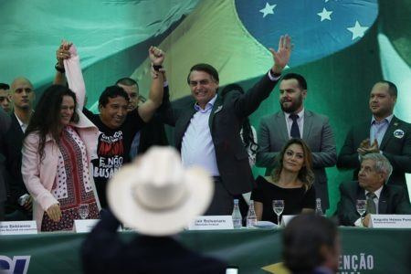 PSL lança candidatura de Jair Bolsonaro a presidente à presidência da República.Foto Fernando Frazão/Agência Brasil