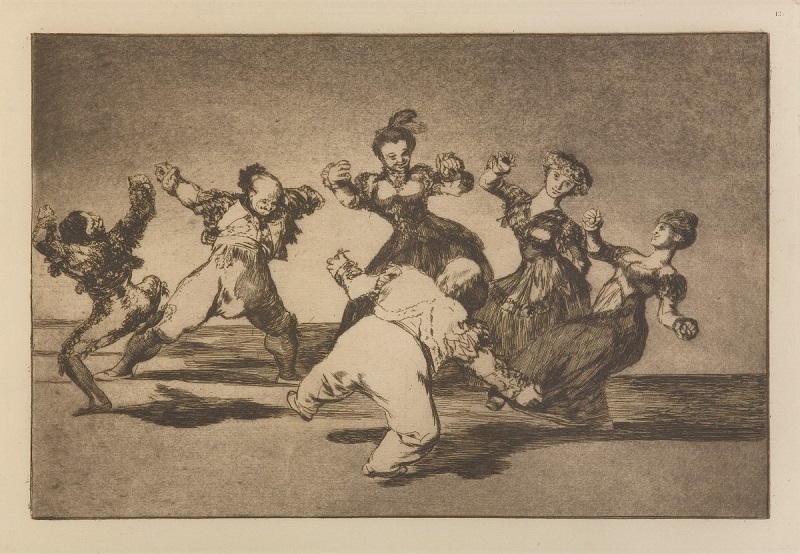 Mostra reúne na Caixa Cultural as últimas obras gráficas de Goya, produzidas em um período obscuro e carregadas de crítica