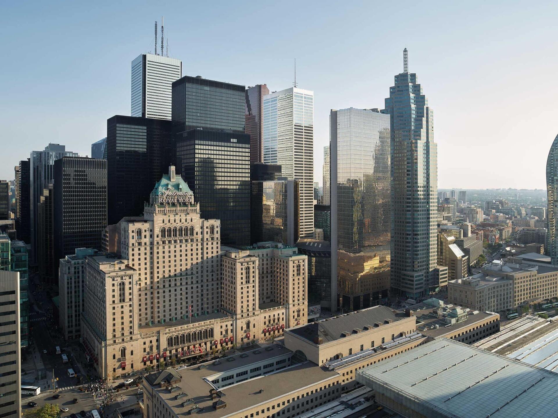 Panorama do centro da cidade de Toronto
