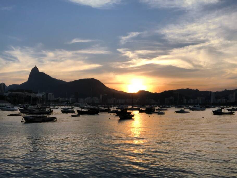 Pôr do sol da Mureta da Urca
