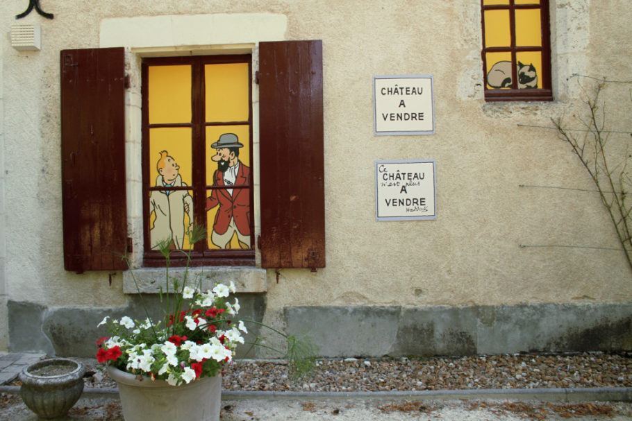 Museu do Tintin, no Castelo de Cheverny, no Vale do Loire