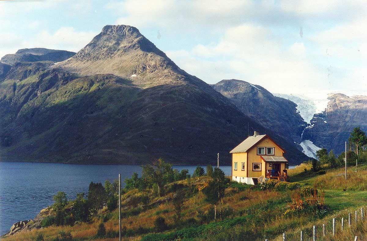 Uma das muitas Guest houses perto de Bergen onde nos hospedamos