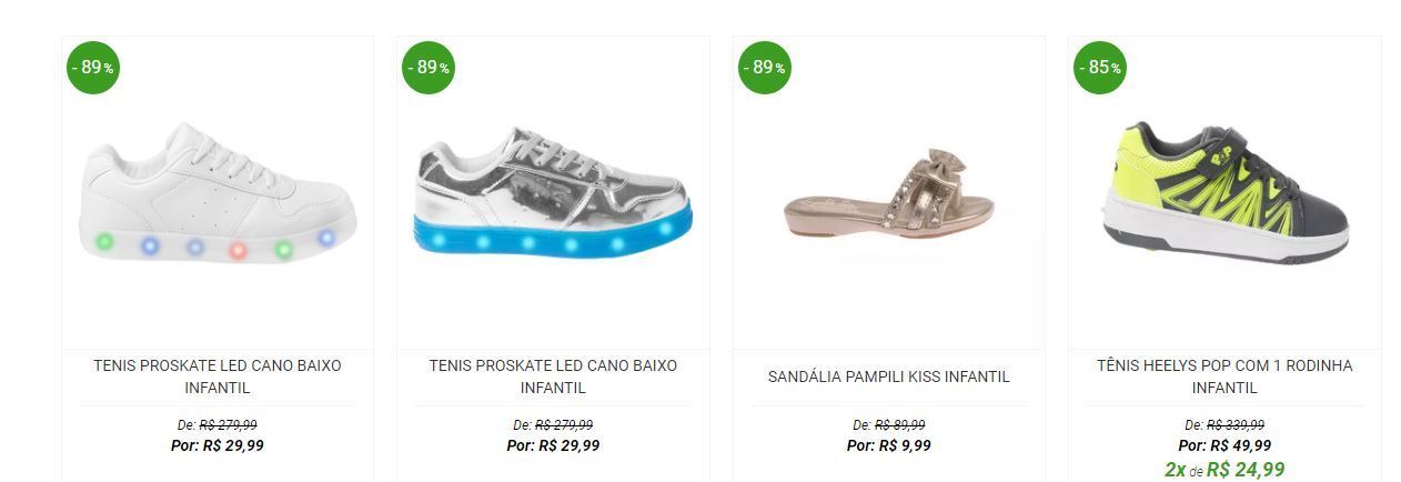 Magicfeet tem calçados a partir de R$ 9,99