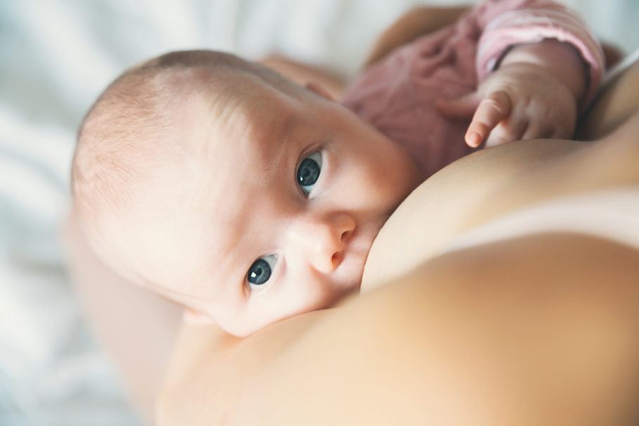 Bebês menores de seis meses devem ser amamentados exclusivamente