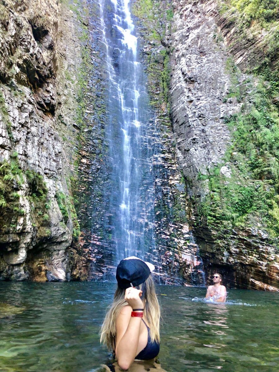 A cachoeira do Segredo tem um paredão de mais de 100 m de altura