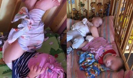 Crianças são amarradas em berço em creche da Rússia