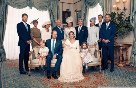 Príncipe William, Kate Middleton e os filhos Charlotte, George e Louis e demais membros da família real do Reino Unido