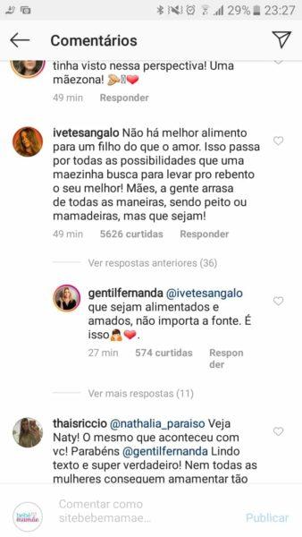 Ivete Sangalo consola Fernanda Gentil após apresentadora desabafar sobre dificuldades na amamentação
