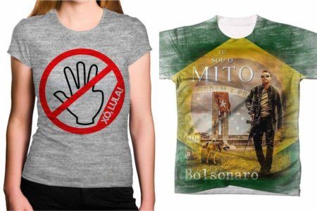 Lojas Americanas disponibilizou por venda online camisetas exaltando Jair Bolsonaro e criticando Lula