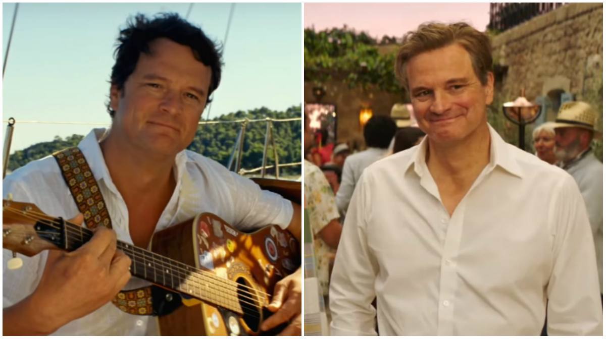 Antes e depois de Colin Firth em “Mamma Mia”