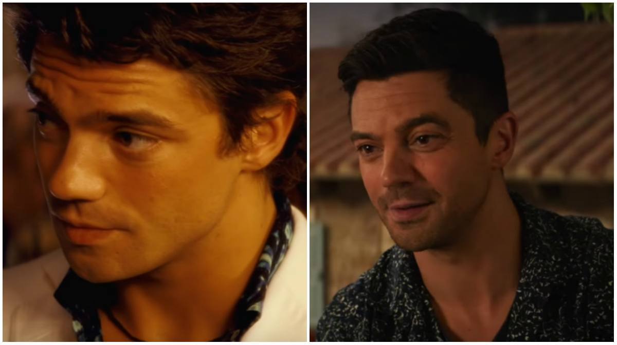 Antes e depois de Dominic Cooper em “Mamma Mia”