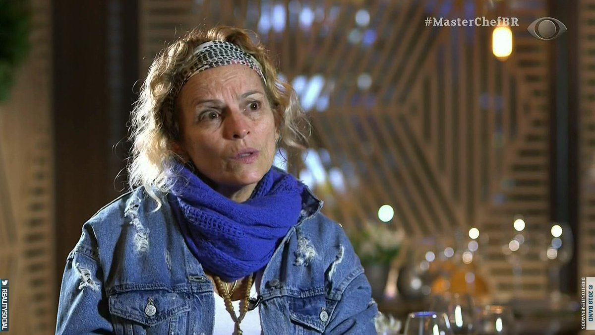 Simone Bert, chef renomada, recebe crítica machista do mezanino no Masterchef Brasil