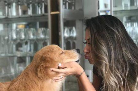 Mayra Cardi e o ex-cachorro de estimação, Pipoca
