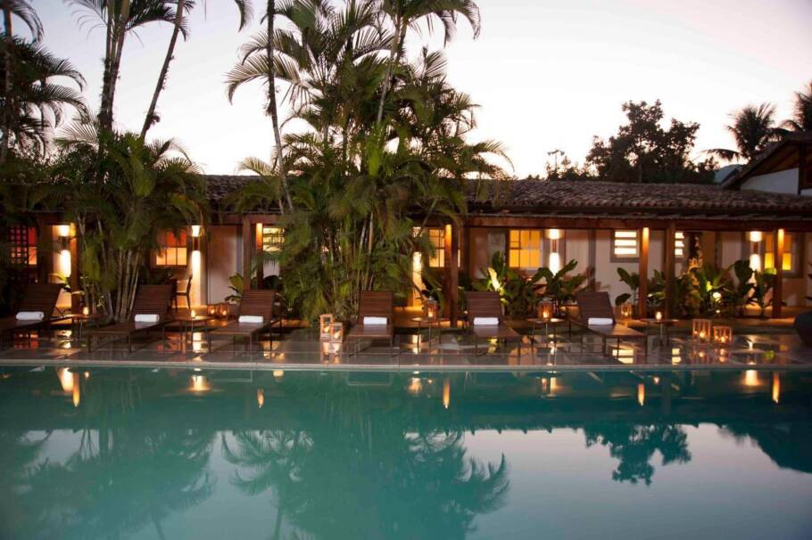 A Pousada Literária ocupa um casario colonial totalmente restaurado.