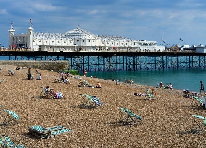 Brighton é o destino de praia mais famoso da Inglaterra