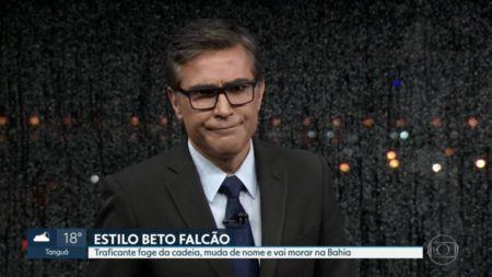 “RJ2”, da Globo, usou Beto Falcão para comparar caso de traficante