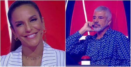 Ivete Sangalo surpreendeu Lulu Santos com um bloqueio no The Voice Brasil