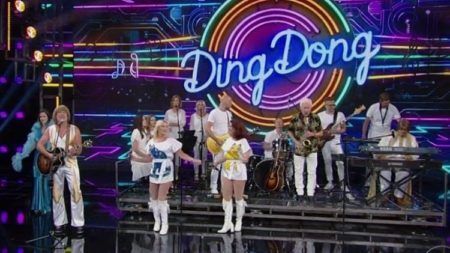 Tributo ABBA se apresentou no “Ding Dong”, do “Domingão do Faustão” e levou os fãs ao delírio