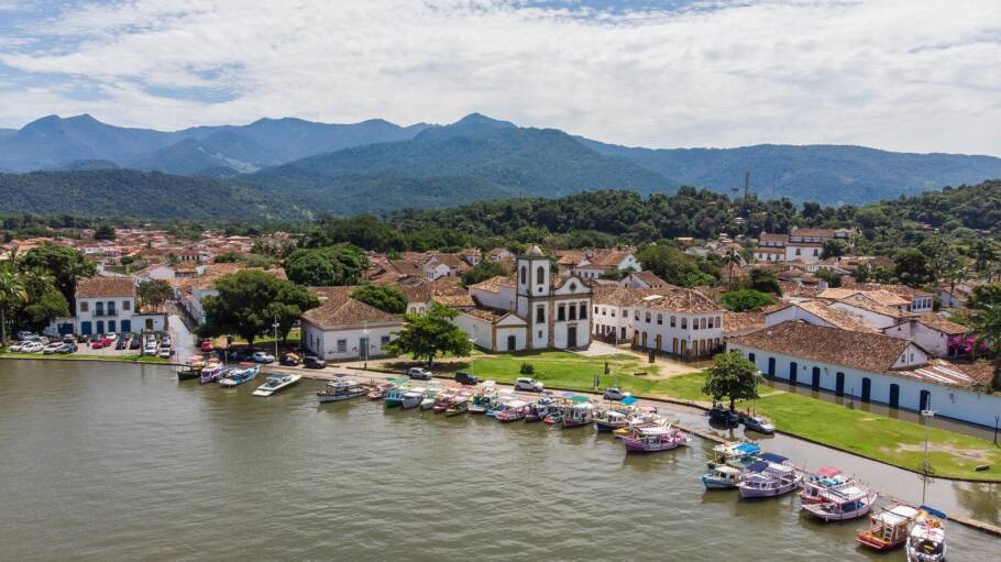 Vista panorâmica do Centro Histórico de Paraty