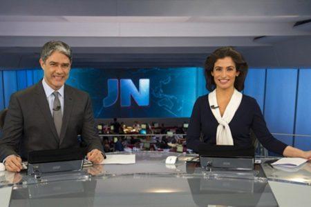 William Bonner e Renata Vasconcellos apresentam o Jornal Nacional, mas têm tarefas distintas nos bastidores do jornalístico