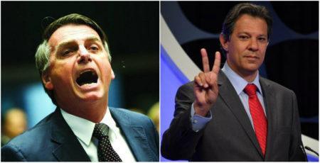 Haddad vence Bolsonaro no segundo turno, diz Datafolha